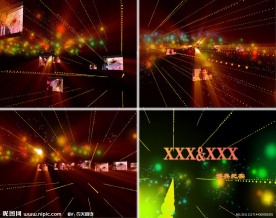 AE炫丽多彩的婚礼片头