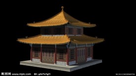 小古楼全贴图模型