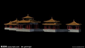 北海五龙亭全贴图模型