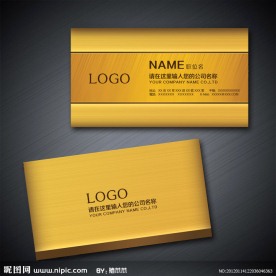 名片设计 高档名片模版