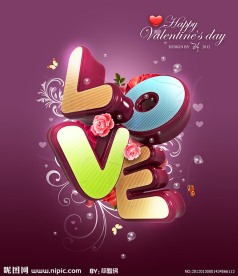 情人节love
