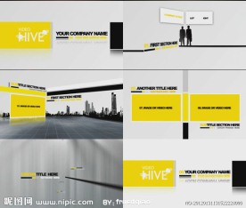 平面空间感片头