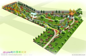 小游园绿化景观