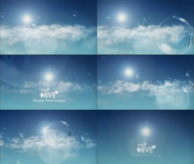 气泡水泡天空片头演绎