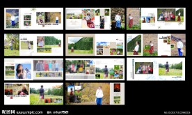 旅游相册 画册（相册内无人物）模板