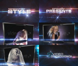 眩光字体时尚片头