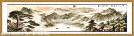 国画山水长卷