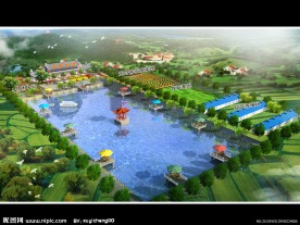 休闲山庄效果图