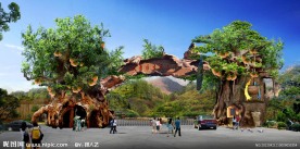 风景区生态景观大门效果图
