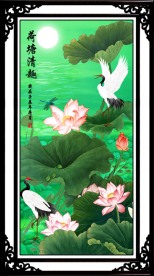 装饰画 荷花