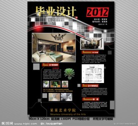毕业设计 展板海报设计