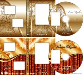 婚庆婚礼DVD光盘和光盘盒设计