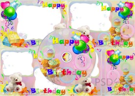 儿童卡通DVD光盘和光盘盒设计