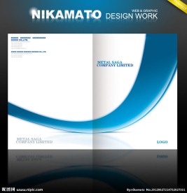 企业形像 简洁大气 画册封面 版式设计模板宋体 300DPI PSD