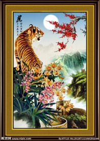 国画虎