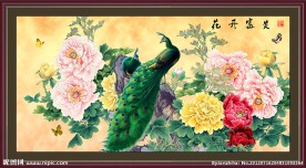 牡丹国画