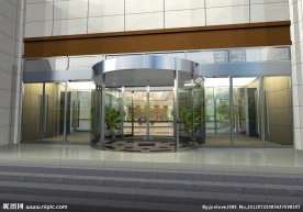 旋转门 VR材质贴图