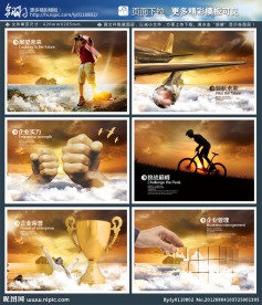 企业文化 实力 领航未来 管理 荣誉 展望 目标 巅峰