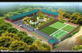 私家庭院景观鸟瞰图 rar