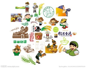 大米包装设计素材