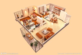 3D户型效果图
