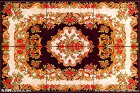 抛晶砖拼花图片