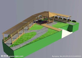 空中花园长廊花架