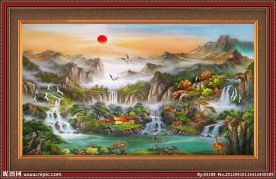 油画 聚宝盆油画