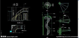 学生必备 旋转楼梯图例