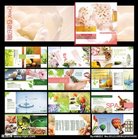 女性 养生 美容 SPA 水疗 企业宣传画册