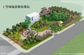 园林绿化效果图
