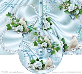 婚庆婚礼DVD光盘和光盘盒设计