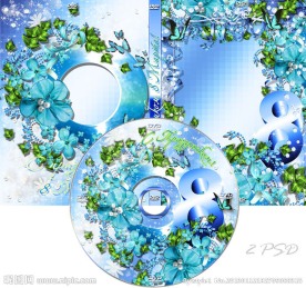 婚庆DVD光盘和光盘盒设计