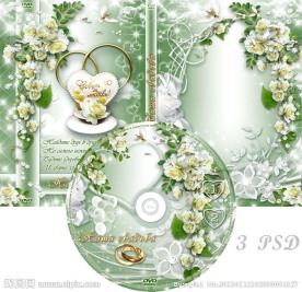 婚庆DVD光盘和光盘盒设计