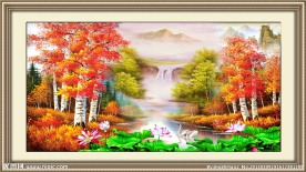 油画风景 欧式油画风景