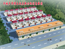新农村鸟瞰图