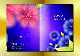 紫花缘 唯美封面设计