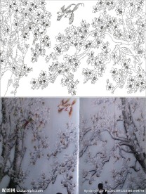 玉兰花 玉兰小鸟