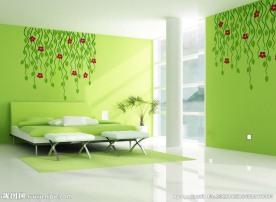 墙贴 藤蔓 花纹