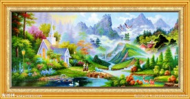 油画风景 欧式油画风景