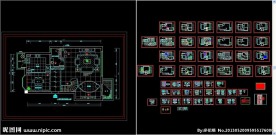 别墅施工图范例