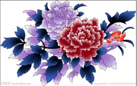 单朵牡丹(通道分层）