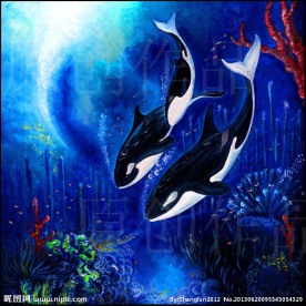 海底经典油画