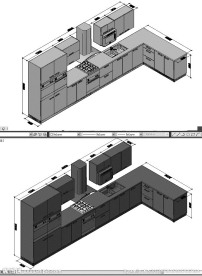 时尚橱柜CAD模型