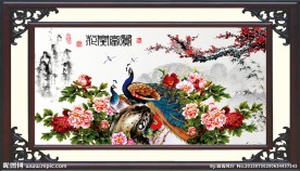 国画牡丹图
