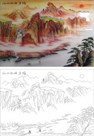 江山如此多娇 山水