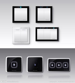 墙壁开关设计矢量文件