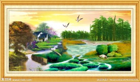 风景画 山水风景画