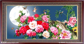 国画牡丹