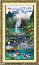 山水风景画 山水画